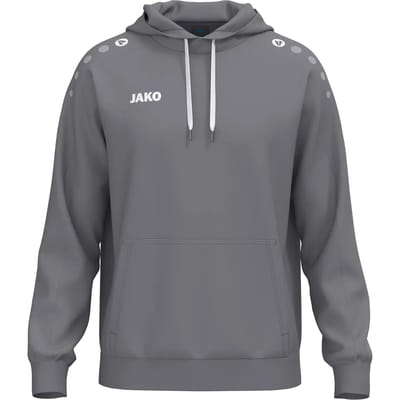 JAKO Sweater met kap One Cotton grijs kindermaten 6701k-825