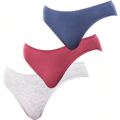 3-pack katoenen damesslip KL10000