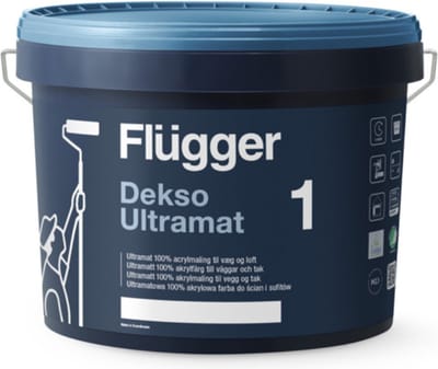 Flügger Dekso 1 Ultramat Easy Clean Wit 3 Liter