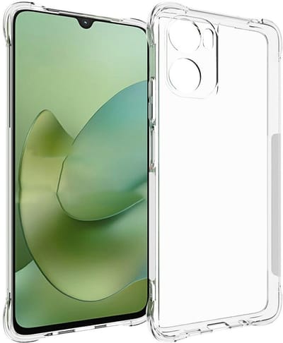 Coverup Hoesje - Geschikt voor Motorola Moto G06 / G06 Power Hoesje - Coverup TPU Back Cover met AirBag Corners - Transparant