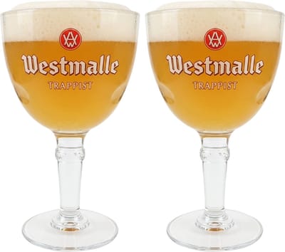 Westmalle Bierglazen Trappist - 330 ml - 2 stuks