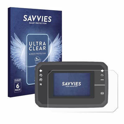 Savvies - Screenprotector voor Honda CB650R TFT Display - Folie Beschermfolie transparant 6 Stuks