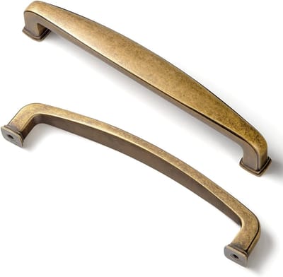 Vintage Meubelgrepen 160mm - Antieke Kastgrepen van Zinklegering voor Keuken en Meubels, Retro Handgrepen voor Bronzen Keukenkasten