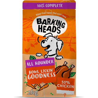 2 kg Barking Heads All Hounder Bowl Lickin' Chicken droog hondenvoer