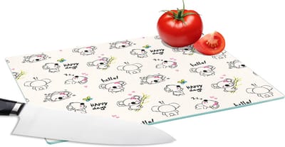 Glazen Snijplank - 28x20 - Koala - Dieren - Quote - Patroon - Snijplanken Glas