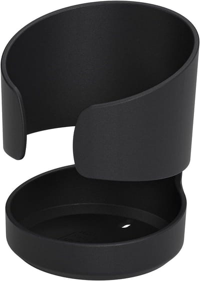 Kinderwagen Bekerhouder - Accessoire Ouderschap - Drankjes Binnen Handbereik - Specifiek Ontworpen - One-Size - Zwart