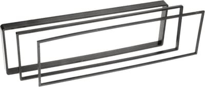 1-DIN Paneel geschikt voor Citroën C2/ C3/ C4/ C6/ Jumper/ Jumpy - Peugeot 307/ 1007 Kleur: Zwart