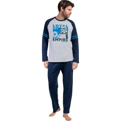 Setjes Admas Pyjama broek top lange mouwen Sport Star Wars