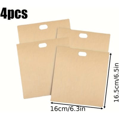 4 Stuks Herbruikbare Glutenvrije Broodrooster Broodzak Sandwiches Toastzakken 4pcs