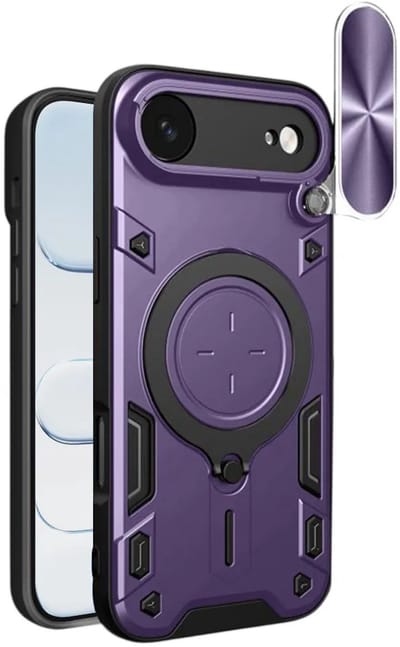 Hoesje geschikt voor Apple iPhone Air - Techsuit CamGuard Pro Back Cover - Paars