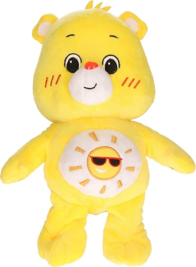 Troetelbeertjes pluche knuffel Geel 21 cm - Cartoon knuffels - Troetelberen