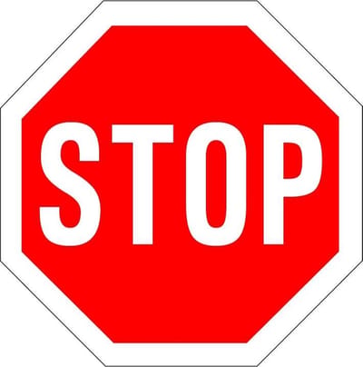 Stopbord, kunststof, B7 150 mm