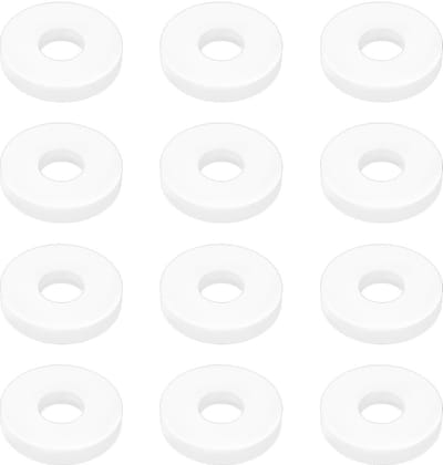 Dailygoods- Aaspomp Ringen 12 Stuks - Silicone Rubber - Buitenmaat 20mm - Binnenmaat 8mm - Dikte 3mm - Voor Lure Pumps 22mm - Aaspompringen