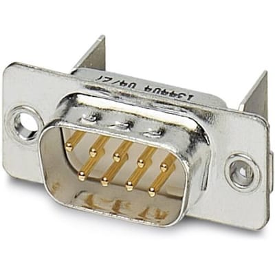 Phoenix Contact VS-09-ST-DSUB-LH-B 1654785 D-sub male connector 90 ° Aantal polen: 9 Solderen 10 stuk(s) Package