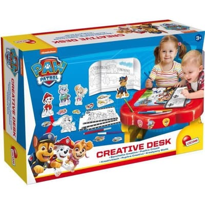 Creatief lessenaar - Paw Patrol - LISCIANI - Kleur- en speelbord met de personages van het Paw Patrol-team