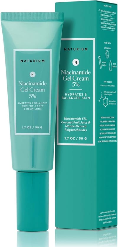 Naturium Niacinamide Gel Cream 5%, Face Moisturizer - Dark Spot Corrector - Gezichtscrème - Donkere vlekken - Hyperpigmentatie - 50g