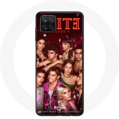 Coque pour Samsung Galaxy A12 Elite série saison 5 equipages les couples d'acteurs