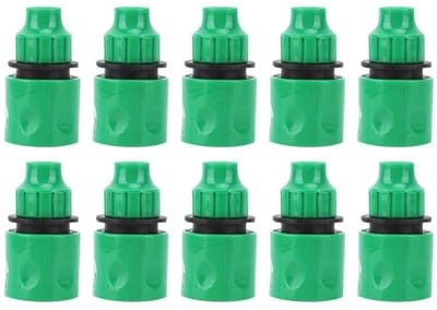 JHUBERS - Kunststof Snelkoppelingen voor Tuinirrigatie, Set van 10