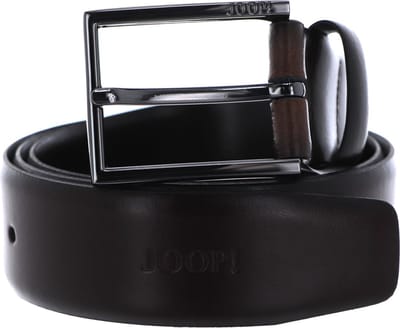 JOOP! Leren Riem Coll. Belt 3,5 CM Classic W80 D`Brown Donkerbruin