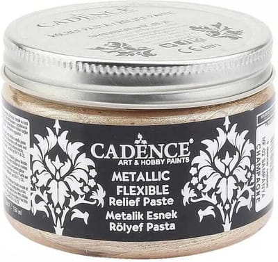 Cadence Metallic Flexible MF-02 Champagne Relief paste 150 ml