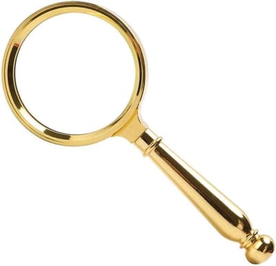 Vergrootglas met Handvat - Loep Vergrootglas - Lezen en Hobby - Afneembare Handgreep - 90 mm Lens - Zilverkleurig