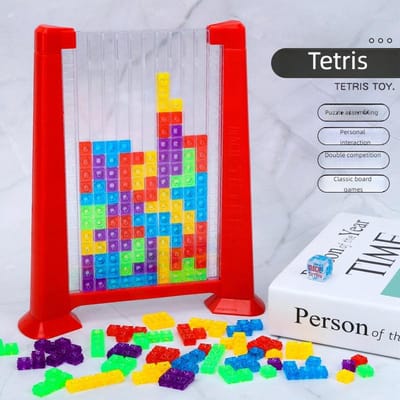 3D Tetris Kleurrijke Bouwstenen Speelgoed Veranderlijk Verlichtend Puzzel Creatief Bureaubladspel Klassiek Wetenschap Educatief Kinderen