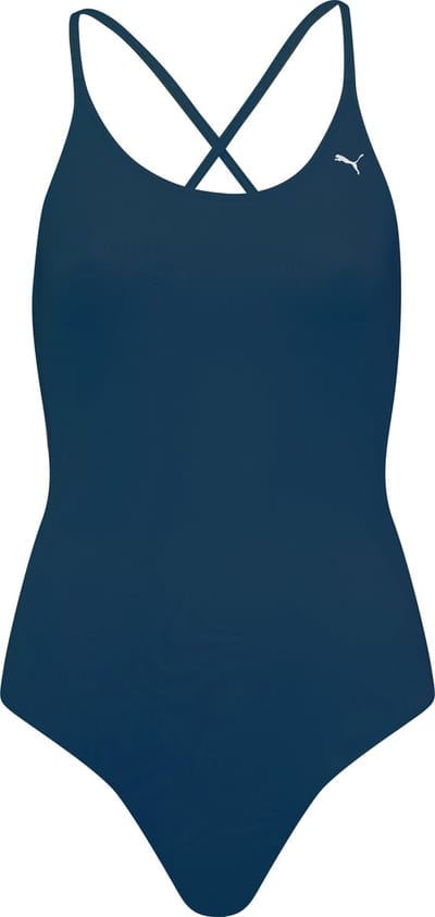 PUMA SWIM WOMEN V-NECK CROSSBACK SWIMSUIT 1P