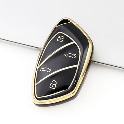 Voor Elektrische Roewe Rx5 I6 I5 Rx3 Rx8 Erx5 Mg Zs Ev Mg6 Ezs Hs Ehs Marvel X Marvel R Sleutelloos TPU Auto Sleutelhoes Sleutelhanger Hoes black
