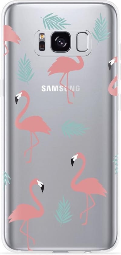 Galaxy S8 Hoesje Flamingo Pattern