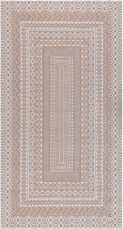 BAGLAR - Jute vloerkleed - Beige/Wit - 80 x 150 cm - Jute