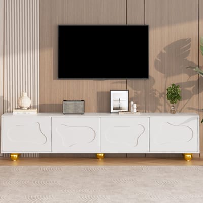 TV-kast 180x40x45cm - Cartoon Wolkvorm - Draagvermogen 60kg voor 75 Inch Televisie