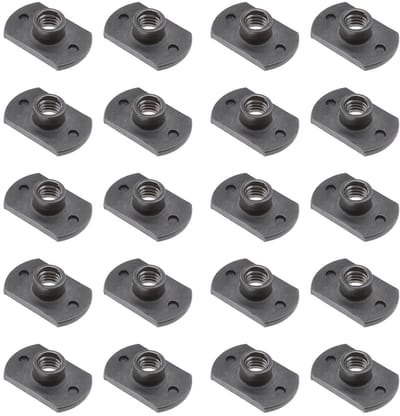 Dailygoods- Lasmoeren 20 Stuks - M6 Schroefdraad - Koolstofstaal