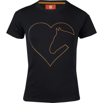 Red Horse Shirt Red Horse Toppie Kids Zwart