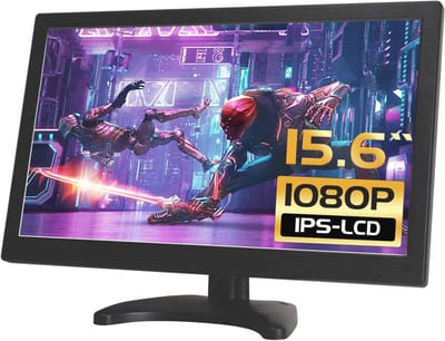 15,6 inch HDMI-monitor voor beveiligingscamera's - Full HD 1920x1080 met afstandsbediening