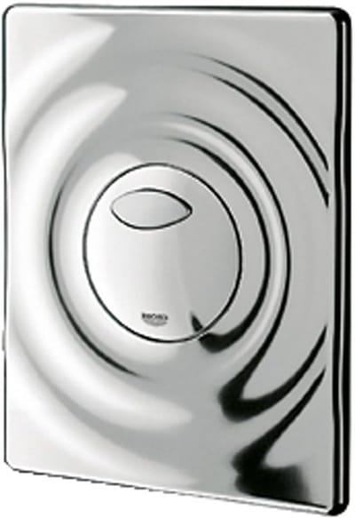 Afdekplaat WC - Bedieningsplaat - Douche Toilet - Waterbesparend - Small - Zilver