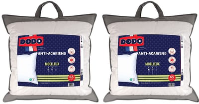 Vente-unique Set 2 Hoofdkussens DODO ACTI PLUS II tegen allergieën - 65x65 cm