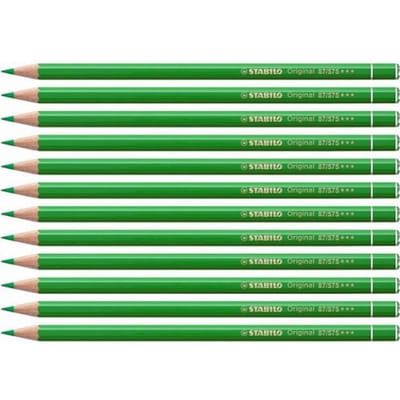 STABILO Original - Kleurpotlood - Voor Haarfijne Lijnen - Met Elastische Kern - loofgroen - per stuk