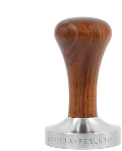 Tamper – 53.3mm – Sage Barista Express - Hout - RVS - Solis Espressomachine – Espressomachine – Koffie Tamper – Espresso Tamper - Koffie Stamper - Barista Essentials