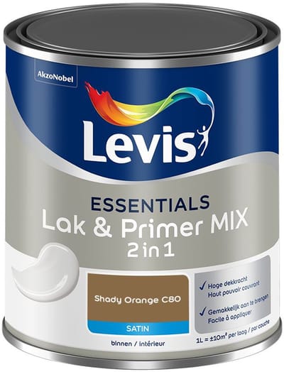 Levis - Essentials Lak & Primer Mix - Shady Orange C80 - Mengverf - 1 L