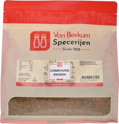 Van Beekum Specerijen - Chimichurri Kruiden - 1 KG (hersluitbare stazak)