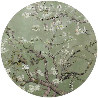Glasschilderij Van Gogh - Amandelbloesem - Ø 70 - Glas - REINDERS