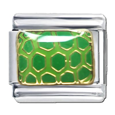 Bedel - Charm - Schakel -Luipaard - past op alle 9mm Italiaanse Bedelarmbanden - Schakelarmband - Italiaanse Schakelarmband