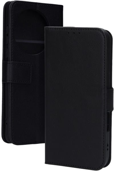 Mobiparts hoesje geschikt voor OnePlus 13 - Wallet/Boekhoesje - Eco Leer - Magneet Sluiting - Opberg vakken - Zwart