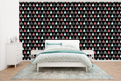 Behang - Fotobehang Jongens - Design - Driehoek - Breedte 500 cm x hoogte 280 cm