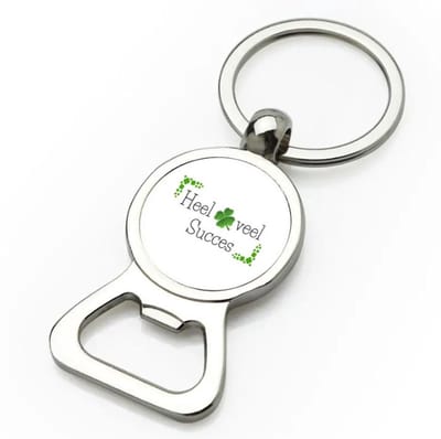 Akyol - heel veel succes flesopener - Collega - werknemers - bedankje - cadeautje voor collega - kado - afscheids cadeau - 9 bij 3 cm