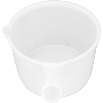 Waterlepel Plastic Korte Handgreep voor Landbouw Tuin Bad Keuken Gieten Groenten Wit