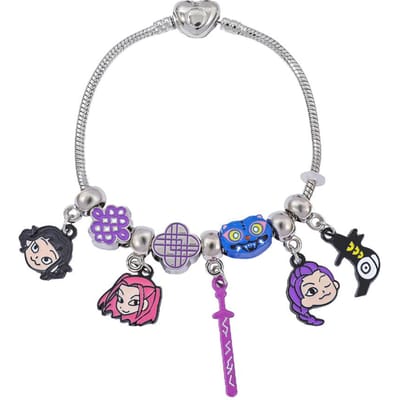 Schattig KPop Demonenjagers Cartoon Armband Rumi Zoey Mira Crow Tiger Mode Accessoire voor Meisjes Vrouwen Cadeau Hoge Kwaliteit gray
