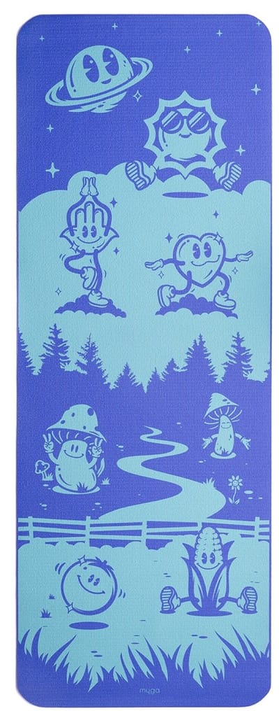 Third Eye Frenzy Yogamat voor kinderen - Kinderyoga - Yoga - 3mm