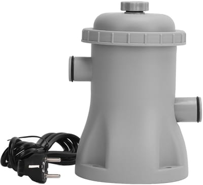 Dailygoods- Zwembadfilterpomp 330GPH - Compact - Duurzaam - Eenvoudige installatie - Complete accessoires - Lage geluidsproductie - Zwembadpomp