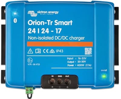 DC-DC Acculader 24V 17A Bluetooth - 400W